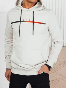 Bluza męska z nadrukiem szara Dstreet BX5729-L - Bluzy męskie - miniaturka - grafika 1