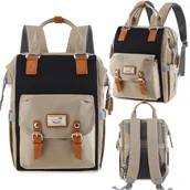 Torebki damskie - Torba do wózka plecak dla mamy i taty podróżny organizer - miniaturka - grafika 1