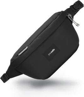 Saszetka damska biodrowa Pacsafe Go Anti-Theft Sling Pack Jet Black - Nerki - miniaturka - grafika 1