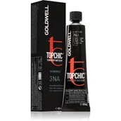 Farby do włosów i szampony koloryzujące - Goldwell Topchic, farba do włosów, 3NA Dark Natural Ash Brown, 60 ml - miniaturka - grafika 1