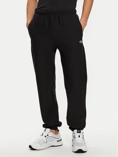 Champion Spodnie dresowe 220709 Czarny Relaxed Fit - Spodnie sportowe męskie - miniaturka - grafika 1