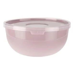 Miseczka 0,7 l z pokrywką pudrowy róż - Miski i półmiski - miniaturka - grafika 1