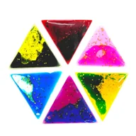 Zabawki sensoryczne - Sensoryczne maty żelowe trójkątne 6szt. SI dotykowe dla dzieci wytrzymałe - miniaturka - grafika 1