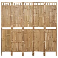Parawany - Lumarko Parawan 5-panelowy, bambusowy, 200 x 180 cm! - miniaturka - grafika 1