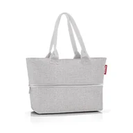 Torebki damskie - reisenthel Shopper e1 RJ1035 Twist Sky Rose - duża torba z przetworzonych butelek PET o pojemności 12 l - odporna na działanie wody - szer. 50 x wys. 26,5 x gł. 16,5 cm - miniaturka - grafika 1