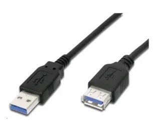 Kabel USB PremiumCord USB-A - USB-A 0.5 m Czarny (ku3paa05bk) - Kable USB - miniaturka - grafika 1