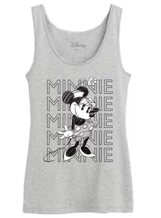 Koszulki i topy damskie - Damska koszulka bez rękawów Disneya, Szary Melange, S - grafika 1