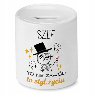 Dla Szefa Skarbonka na Urodziny na Prezent z Nadrukiem ze Zdjęciem - Skarbonki Dla Szefa Skarbonka na Urodziny na Prezent z Nadrukiem ze Zdjęciem - Skarbonki - miniaturka - grafika 1