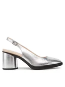 Sandały damskie - ECCO Sandały Sculpted Lx 22271301682 Srebrny - miniaturka - grafika 1