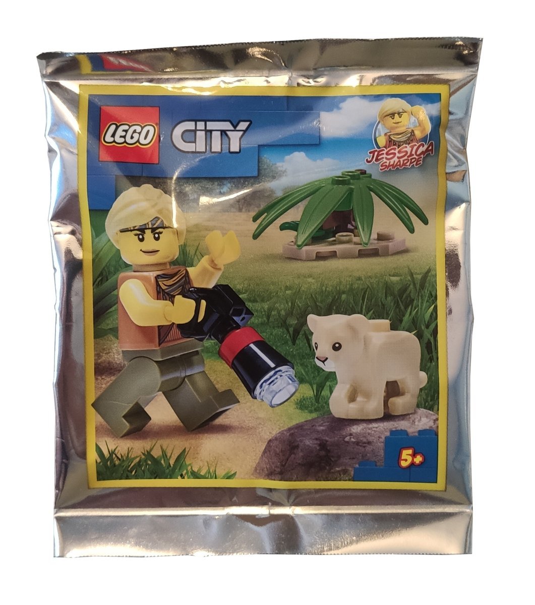 LEGO City Zestaw - Jessica Sharpe with Baby Lion 952112 polybag klocki
