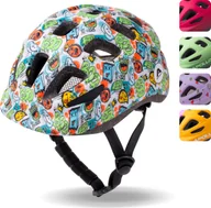 Kaski rowerowe - Dziecięcy kask rowerowy Apollo, kask dla dzieci i młodzieży, kask multisportowy - Monsta Mania - M (51-56 cm) - miniaturka - grafika 1