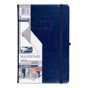 Kalendarze - Kalendarz 2026 A5 dzienny Jazz granatowy - miniaturka - grafika 1