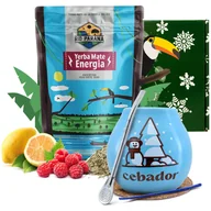 Yerba Mate - Zimowy zestaw PREZENTOWY Yerba Mate Rio Parana Energia tykwa bombilla 500g 0,5kg - miniaturka - grafika 1