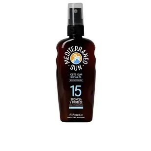 Mediterraneo Sun, Kokosowy Olejek Do Opalania O Intensywnym Działaniu Brązującym Spf 15, 100 Ml - Balsamy i kremy do opalania - miniaturka - grafika 1