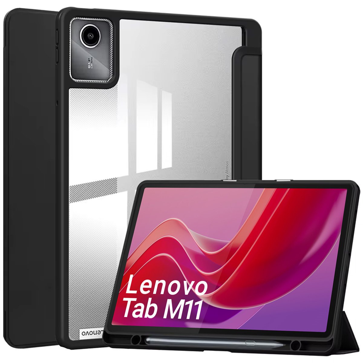 Etui Smart Crystal Lenovo Tab M11 TB330FU - Black