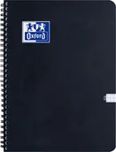Zeszyty szkolne - Kołozeszyt Oxford Esse, A5, 80k, kratka, czarny - miniaturka - grafika 1