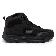 Botki męskie - Trapery Skechers Woodrock 51705/BBK Czarny - miniaturka - grafika 1