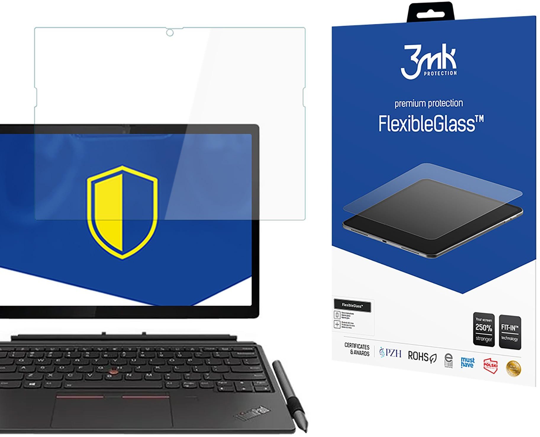 LENOVO THINKPAD X12 DETACHABLE GEN 2 - UP TO 15 3MK FLEXIBLEGLASS