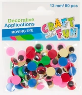 Scrapbooking - Craft With Fun Ozdoba dekoracyjna, Kolorowe oczy - miniaturka - grafika 1