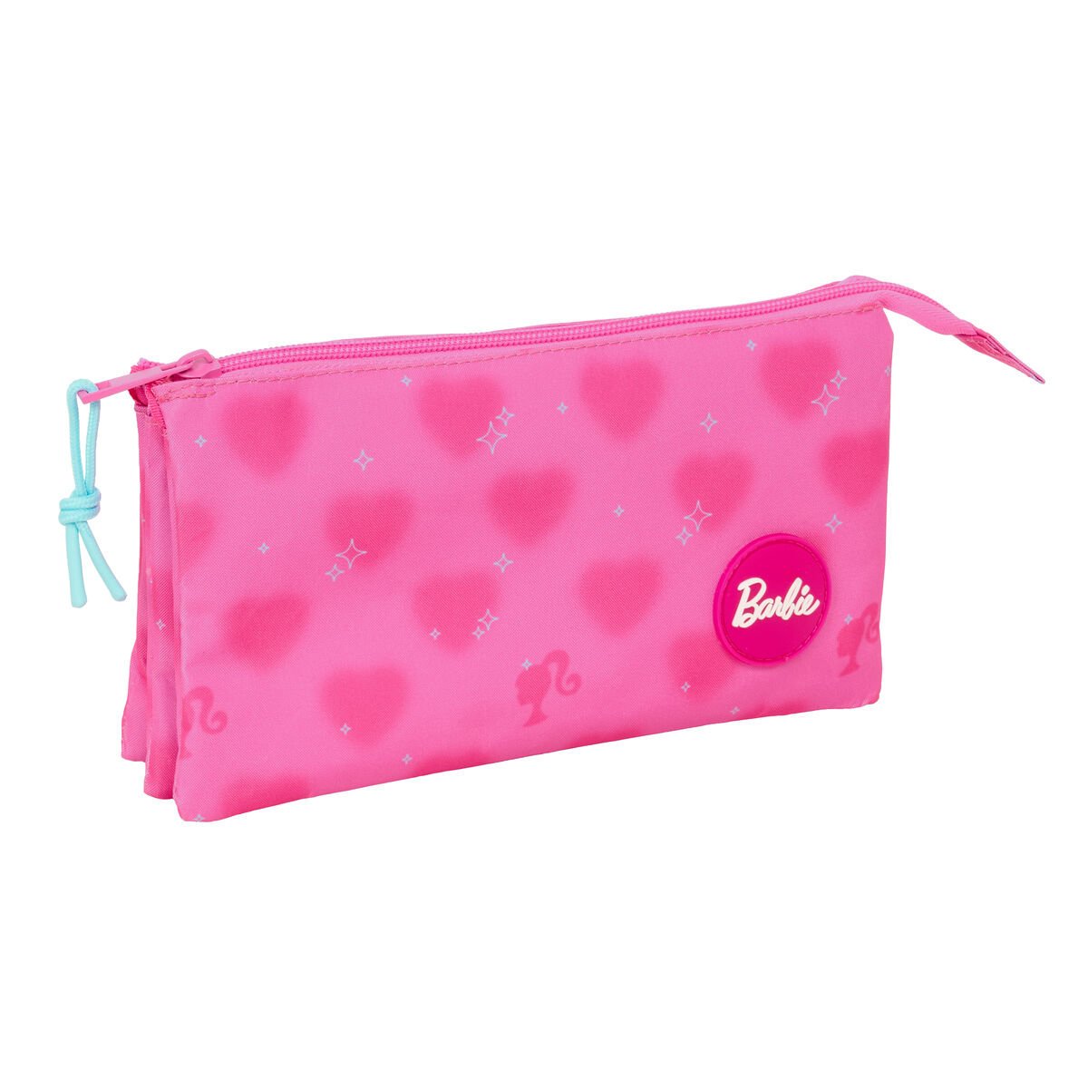 Piórnik Barbie Corazones Różowy 22 x 12 x 3 cm