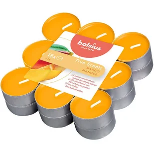 Bolsius True Scents podgrzewacze tealights zapachowe 18 szt - Mango - Świece - miniaturka - grafika 1