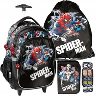 Plecaki szkolne i tornistry - Plecak szkolny na kółkach dla chłopca tornister Spiderman Zestaw do szkoły - miniaturka - grafika 1