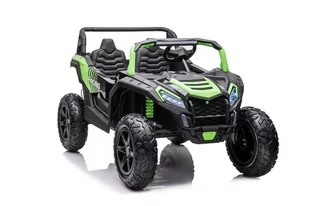 LEAN CARS Auto Na Akumulator Buggy STRONG A032  Zielony 9008 - Pojazdy elektryczne dla dzieci - miniaturka - grafika 1