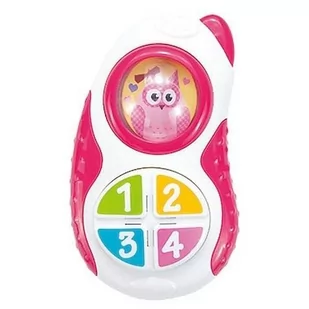 Telefon interaktywny różowy - Smily Play - Zabawki interaktywne dla dzieci - miniaturka - grafika 1