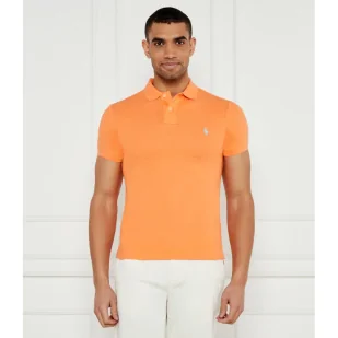 POLO RALPH LAUREN Polo Slim Fit pique - Koszule męskie - miniaturka - grafika 1