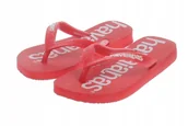 Klapki i japonki damskie - Havaianas Dziecięce Czerwone Japonki Na Lato 29-30 Jrk - miniaturka - grafika 1