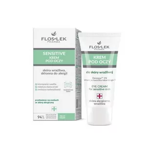 FLOS-LEK Sensitive Krem pod oczy do skóry wrażliwej, 30ml - Kosmetyki pod oczy - miniaturka - grafika 1