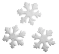 Zabawki kreatywne - DP Craft Śnieżynki styropianowe DPCRAFT 75mm 24sztuk DIST-010 - miniaturka - grafika 1