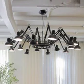 Lampy sufitowe - Step into Design Lampa wisząca ASTRIFERO-21 bursztynowo czarna 165 cm ST-9047-21) Step into Design - miniaturka - grafika 1