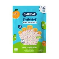 Przekąski dla dzieci - Smileat Lody owocowe do mrożenia o smaku gruszki i brzoskwini Smilado po 6 miesiącu 5 x 50 g Bio - miniaturka - grafika 1