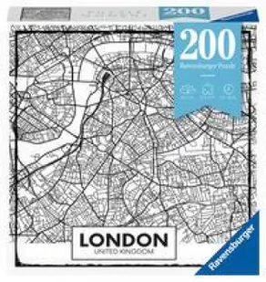 Ravensburger Puzzle 200el Moment: Londyn mapa 129638 - Puzzle - miniaturka - grafika 2