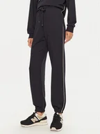 Spodnie sportowe damskie - Max Mara Leisure Spodnie dresowe Pirano 2426786088 Granatowy Regular Fit - miniaturka - grafika 1