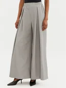 Spodnie damskie - Rinascimento Spodnie materiałowe CFC0122412003 Szary Regular Fit - miniaturka - grafika 1