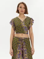 Bluzki damskie - Iconique Bluzka Ramona IC24-099 Kolorowy Slim Fit - miniaturka - grafika 1