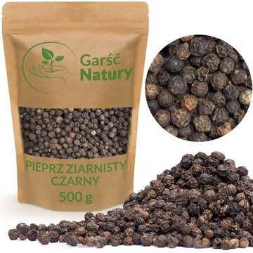 Pieprz Czarny Ziarnisty Aromatyczny Ziarno 500g