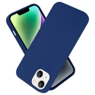 Etui i futerały do telefonów - Pokrowiec Do Apple iPhone 14 Etui w LIQUID NIEBIESKI TPU Silikon Case Cover Obudowa Ochronny Cadorabo - miniaturka - grafika 1