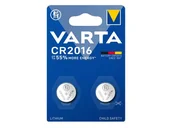 Baterie i akcesoria - VARTA Litowe Baterie Pastylkowe CR2016 (2 szt.) 6016101402 - miniaturka - grafika 1