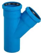 Odwodnienia, kanały i akcesoria - Magnaplast Trójnik 67st niskoszumowy Ultra dB 146595 - miniaturka - grafika 1