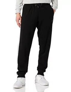 FILA Męskie spodnie dresowe, Black-Light Grey Melange, XXL - Spodenki męskie - miniaturka - grafika 1
