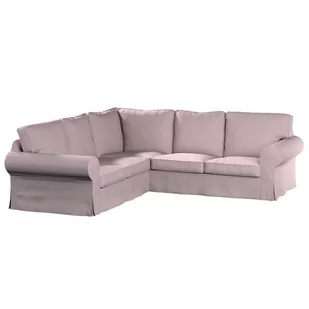 Dekoria Pokrowiec Ektorp na sofę narożną pastelowy róż 240/136 x 82 x 73 cm Amsterdam 640-704-51 - Pokrowce na meble - miniaturka - grafika 1