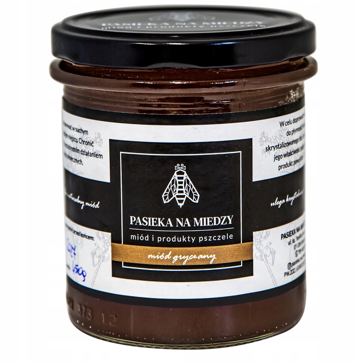 Miód gryczany 450g Naturalny miód Polski produkt