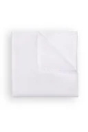 Krawaty i muchy męskie - Poszetka Biała - miniaturka - grafika 1