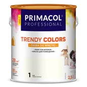Farby wewnętrzne - Primacol Farba Trendy Colors ecru (1) 2,5 l PROFESSIONAL - miniaturka - grafika 1