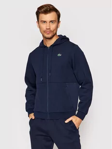 Lacoste Bluza SH9676 Granatowy Regular Fit - Bluzy męskie - miniaturka - grafika 1