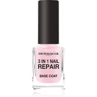 Lakiery do paznokci - Dermacol 3 in 1 Nail Repair regenerujący lakier do paznokci 11 ml - miniaturka - grafika 1