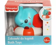 Zabawki do kąpieli - Zabawka do kąpieli Słonik do puszczania baniek Fisher Price - miniaturka - grafika 1